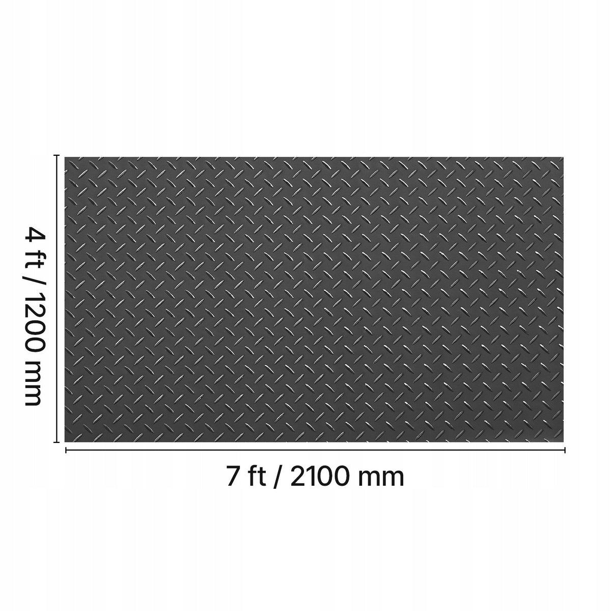 VEVOR GARAGE MAT 1200X2100 MM PVC NON-SLIP STRONG EASY