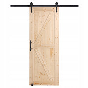 VEVOR 762X2133MM WOODEN SLIDING DOOR HARDWARE KIT PROFESSIONAL