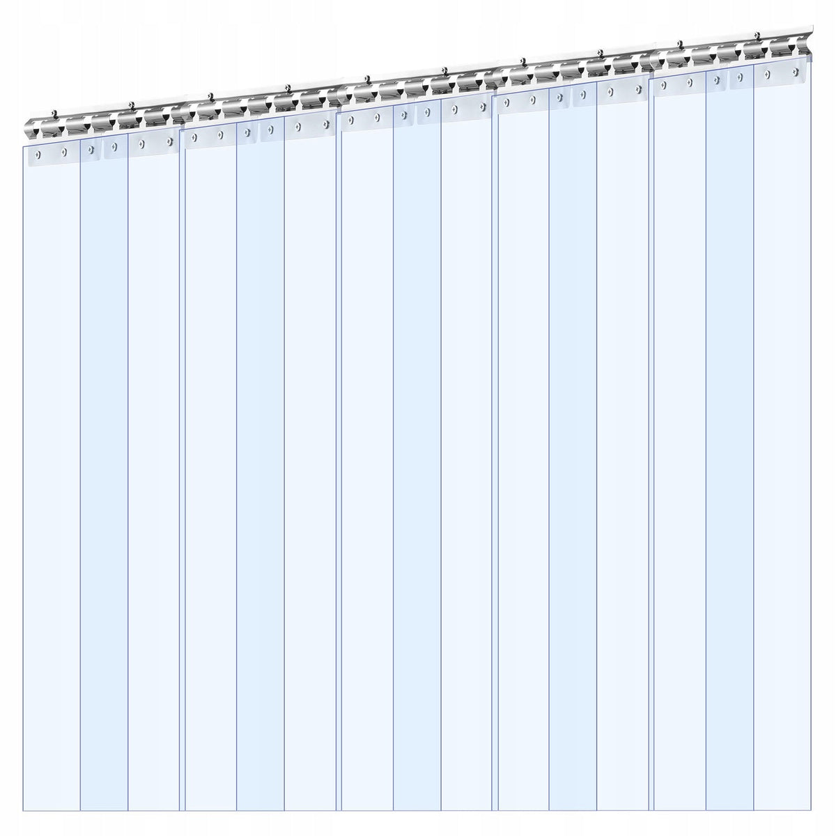 VEVOR PLASTIC STRIP CURTAIN 1524X2440MM THICK 2MM PVC