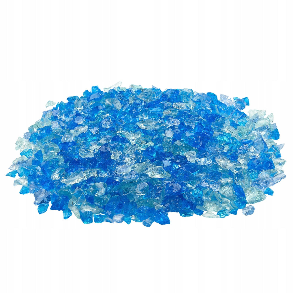 VEVOR FIREPROOF GLASS 4.5KG FIREPLACE GLASS STONES SEA BLUE