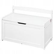 VEVOR KIDS BENCH WITH STORAGE, WOODEN, WHITE, STURDY