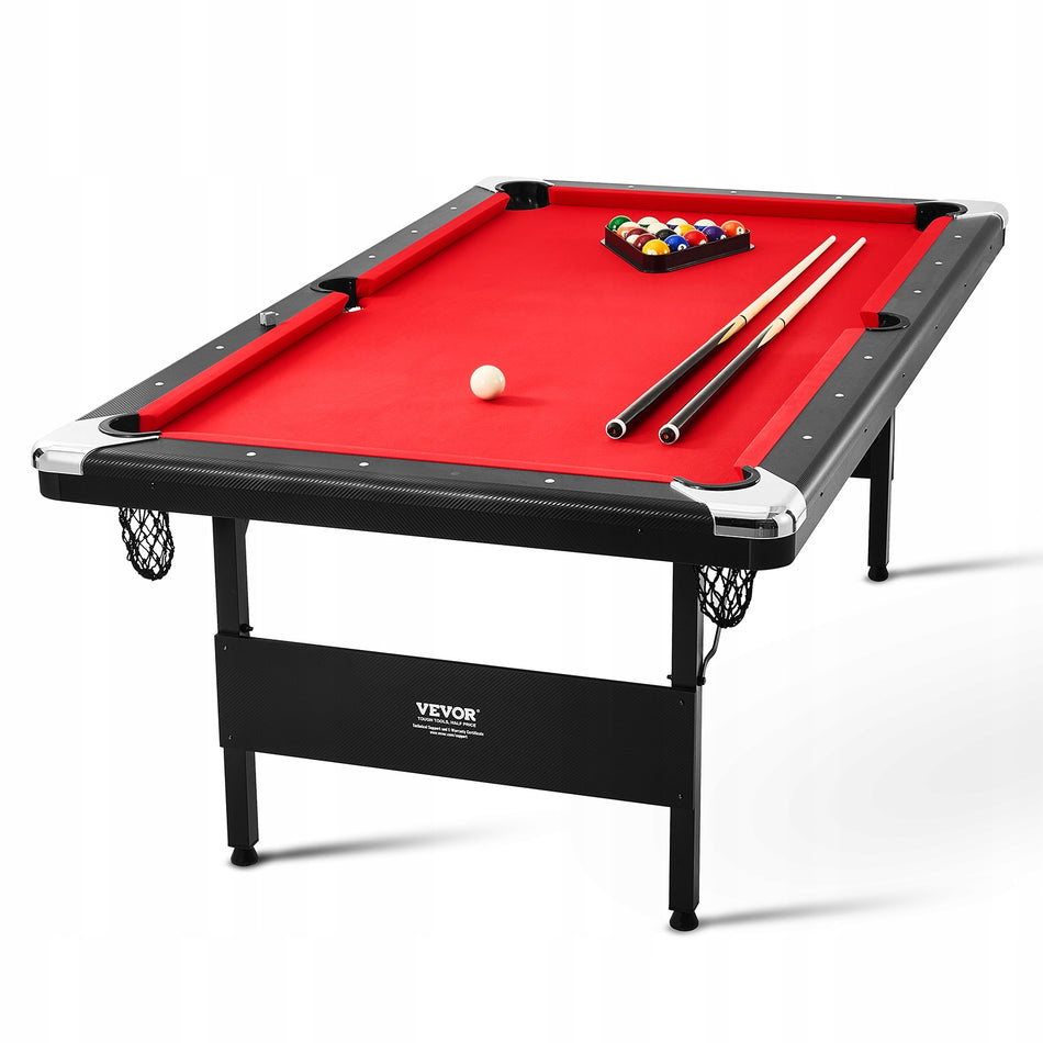 VEVOR 213 CM PROFESSIONAL FOLDABLE POOL TABLE ACCESSORIES SET