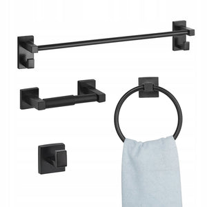 VEVOR BATHROOM ACCESSORY SET SUS201 STAINLESS STEEL 4 PIECES
