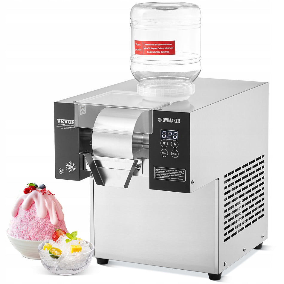 VEVOR COMMERCIAL 125 KG 660W AIR COOLED FLAKE ICE MACHINE