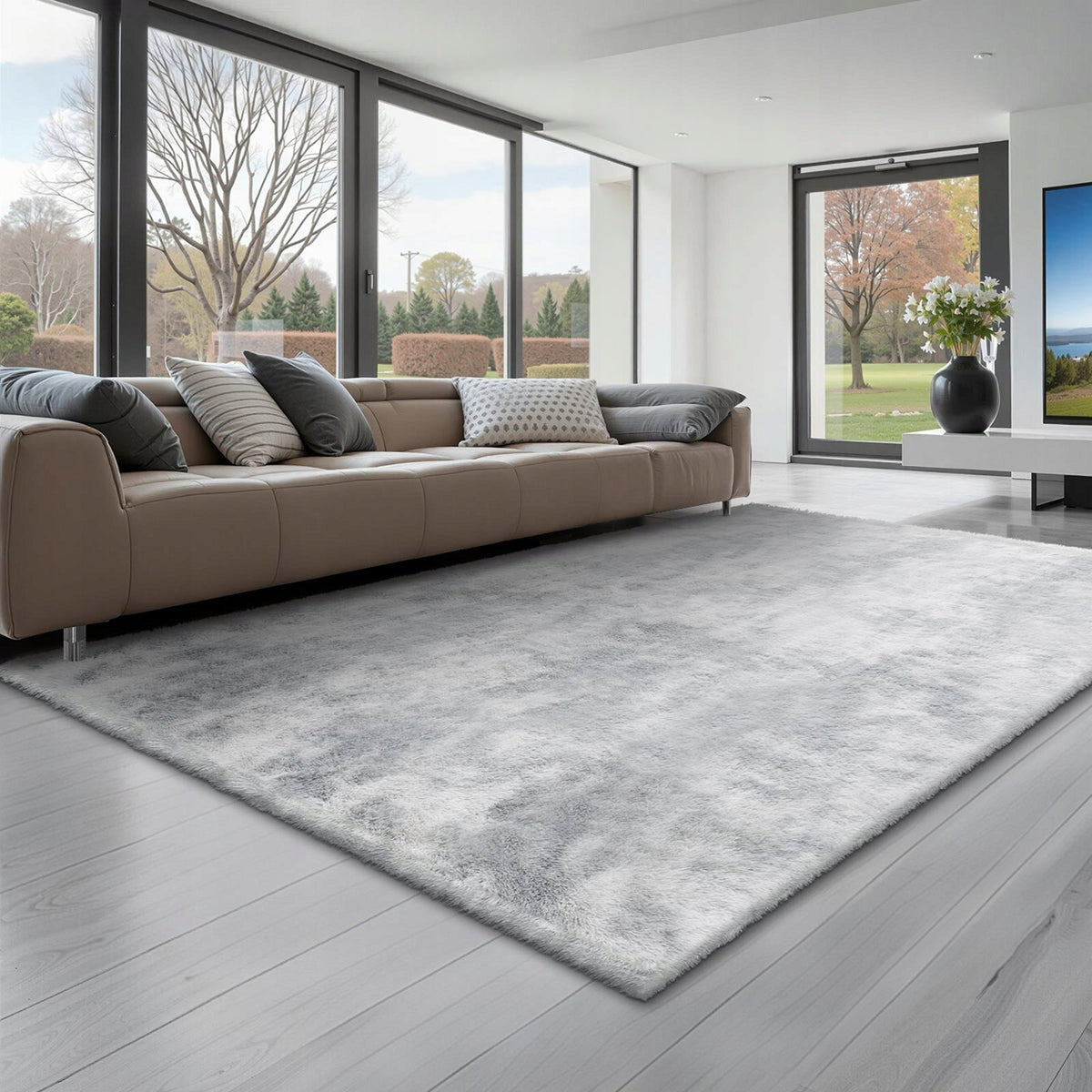 VEVOR PREMIUM PLUSH RUG 2743X1829 MM LONG PILE NON-SLIP FOR