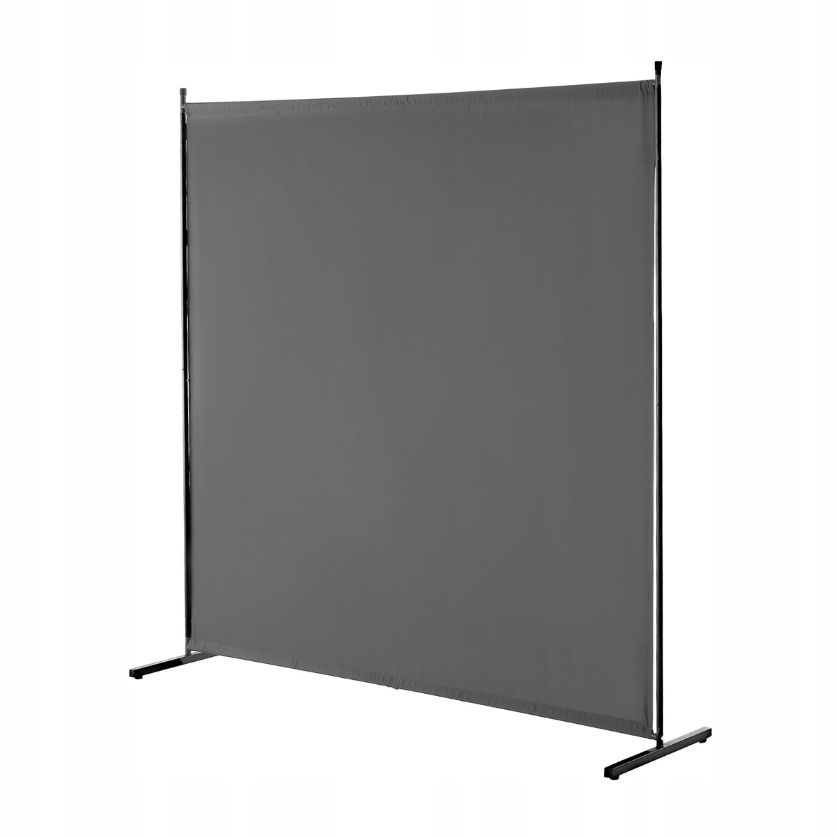 VEVOR ROOM DIVIDER 1 PANEL 180 CM GREY STURDY FRAME OXFORD