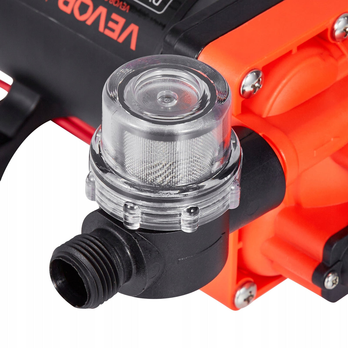 VEVOR 12V DC DIAPHRAGM PUMP 22.7L/MIN SELF-PRIMING 4-CHAMBER
