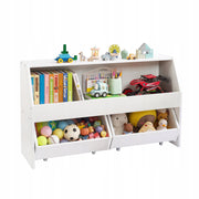 VEVOR CHILDREN'S WOODEN BOOKSHELF WITH STORAGE SPACE