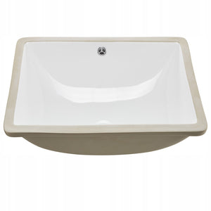 PROFESSIONAL VEVOR UNDERMOUNT SINK CERAMIC 515X385 MM WHITE