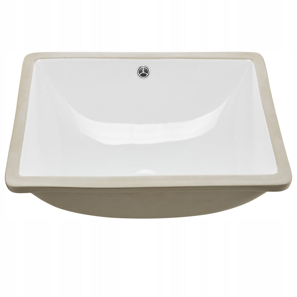 PROFESSIONAL VEVOR UNDERMOUNT SINK CERAMIC 515X385 MM WHITE