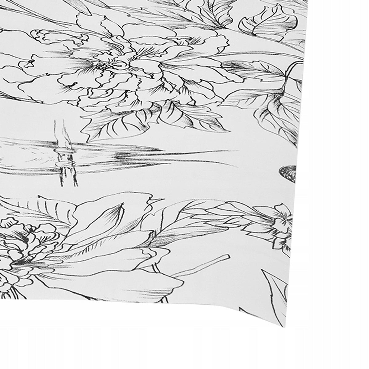 VEVOR SELF-ADHESIVE WALLPAPER 45CM X 10M WHITE WATERPROOF VINYL FILM