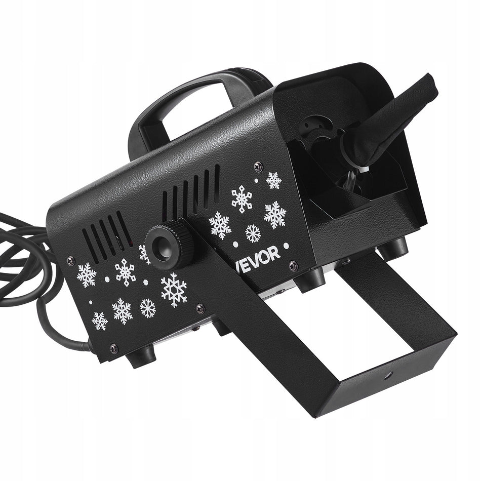 VEVOR 1500W SNOW MACHINE SNOW CANNON REMOTE CONTROL 5L POWERFUL
