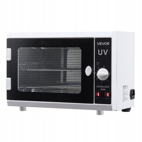VEVOR 12L 12W UV STERILIZER FOR NAIL TOOLS TIMER TEMPERED GLASS