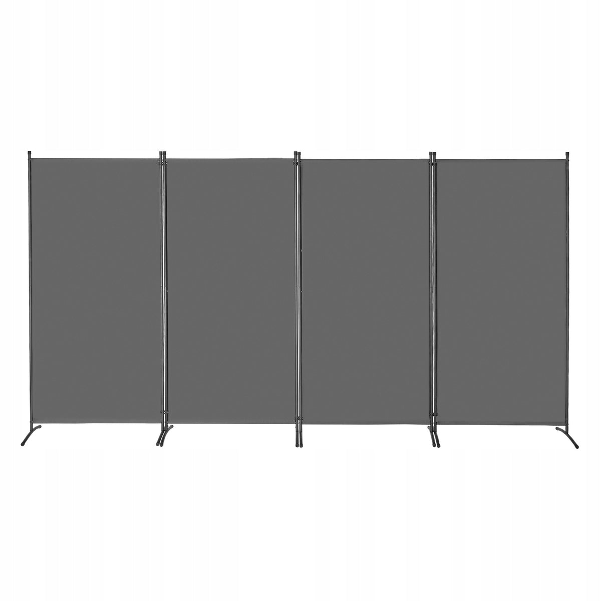 VEVOR 4-Panel Folding Partition Wall Strong Oxford Frame Grey