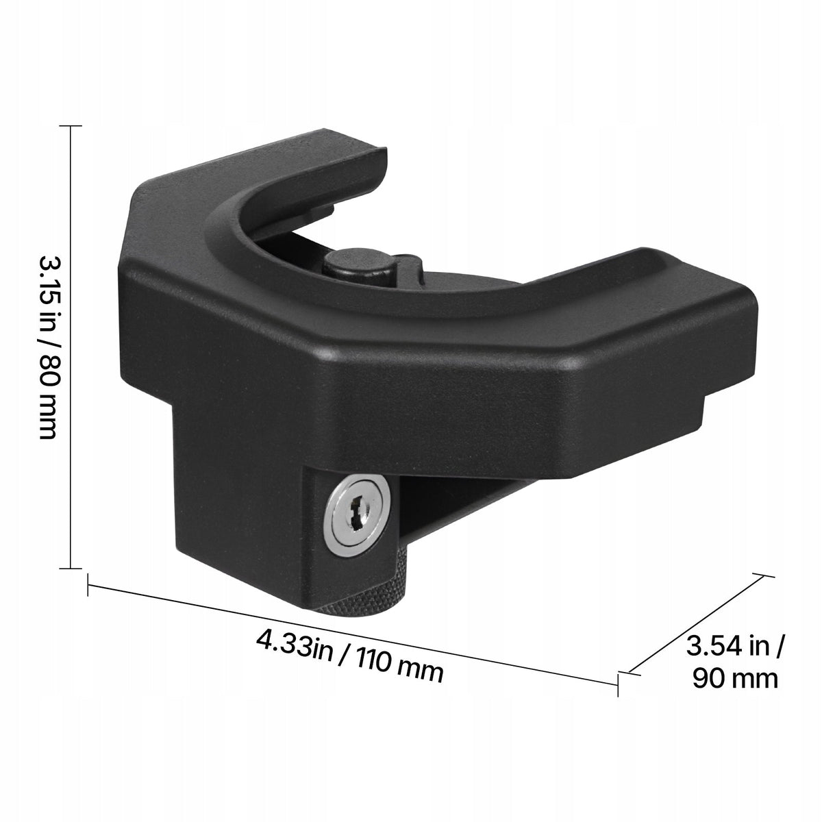VEVOR 2-5/16 INCH TRAILER HITCH LOCK SET HEAVY DUTY COUPLER LOCK ALUMINUM