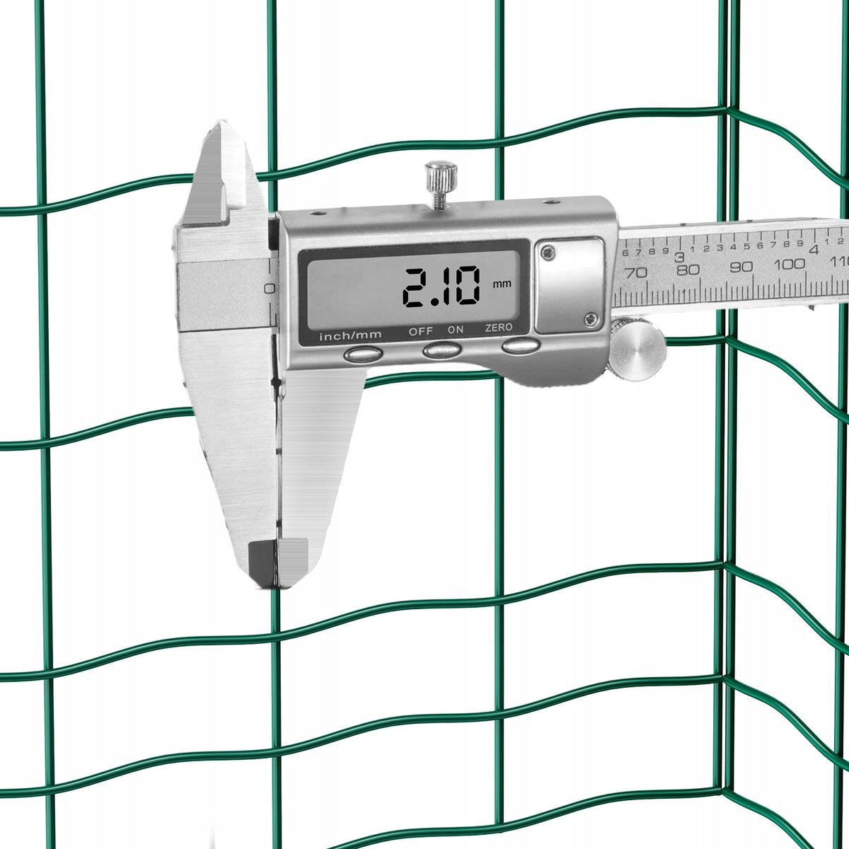 VEVOR GARDEN FENCE 1 X 20 M GALVANIZED WIRE MESH 2.1MM GREEN