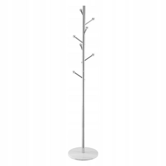 VEVOR CLOTHES RACK WITH MARBLE BASE 8 HOOKS SOLID AND STABLE
