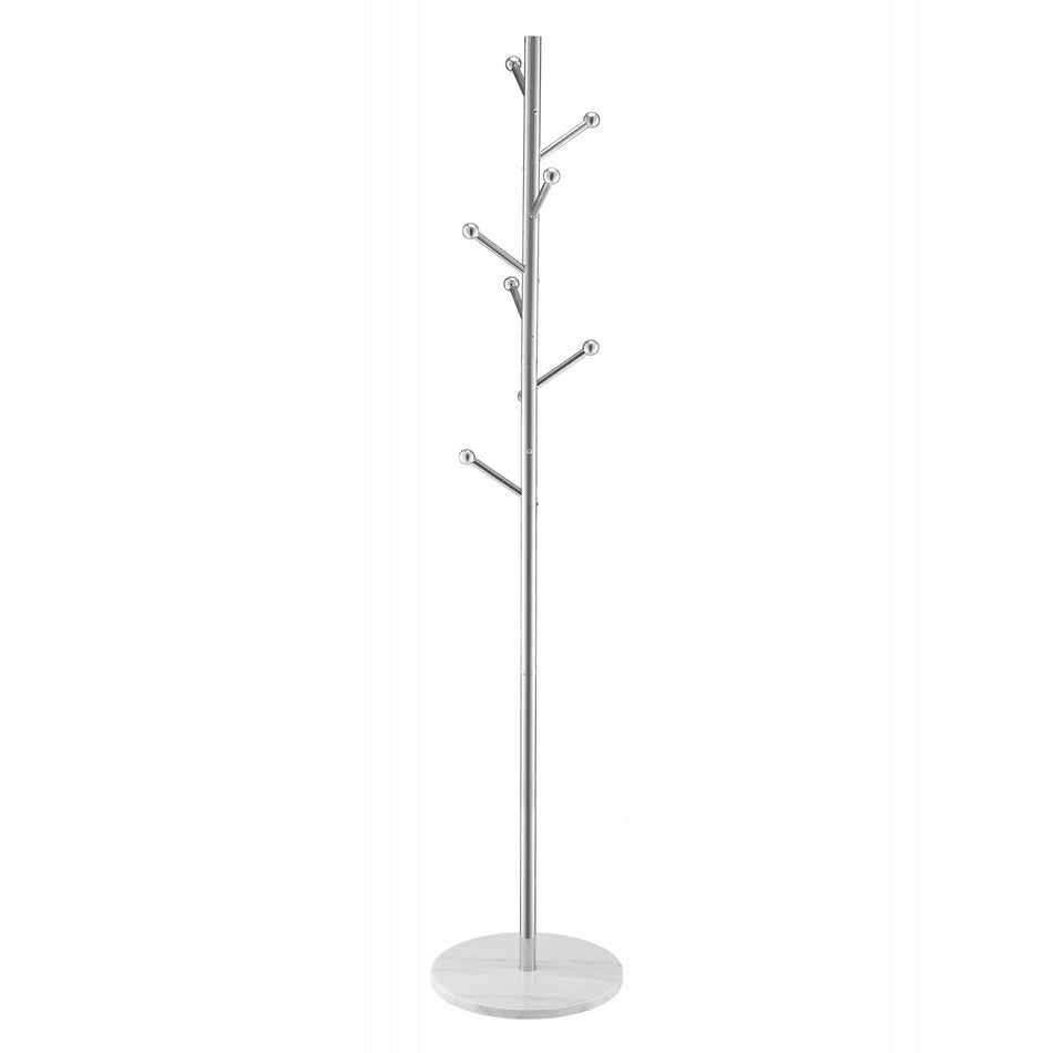 VEVOR CLOTHES RACK WITH MARBLE BASE 8 HOOKS SOLID AND STABLE