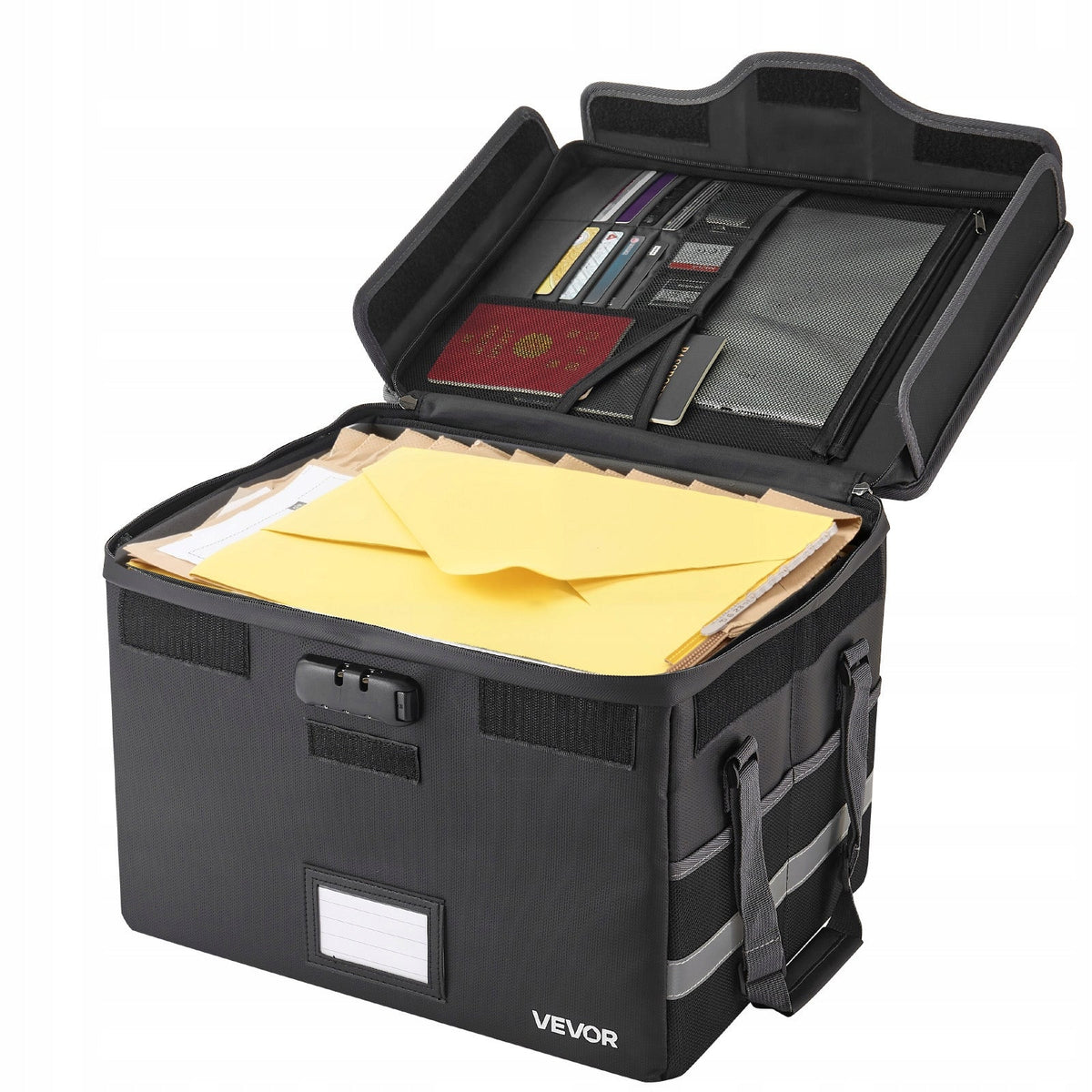 VEVOR FIREPROOF DOCUMENT BAG 1000C HEAT INSULATION ZIPPER