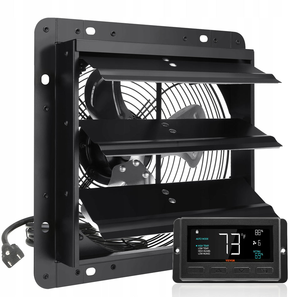 VEVOR 254MM EXHAUST FAN, POWERFUL WITH TEMPERATURE CONTROL