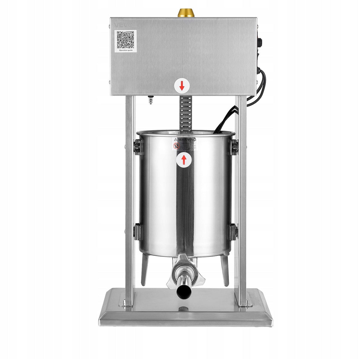 VEVOR 10L 200W ELECTRIC SAUSAGE STUFFER SOLID STAINLESS STEEL