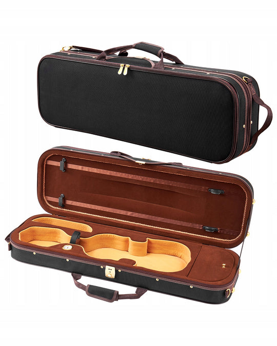VEVOR VIOLIN CASE 4/4 FULL SIZE BUILT-IN HYGROMETER LIGHTWEIGHT