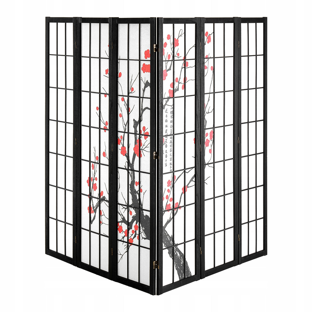 VEVOR 6-PANEL JAPANESE ROOM DIVIDER FOLDING PRIVACY SCREEN
