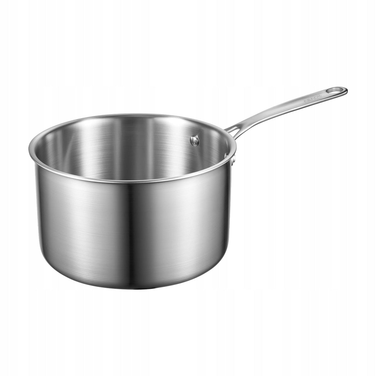 VEVOR 3.79 L SAUCEPAN WITH GLASS LID SOUP POT STRONG STEEL