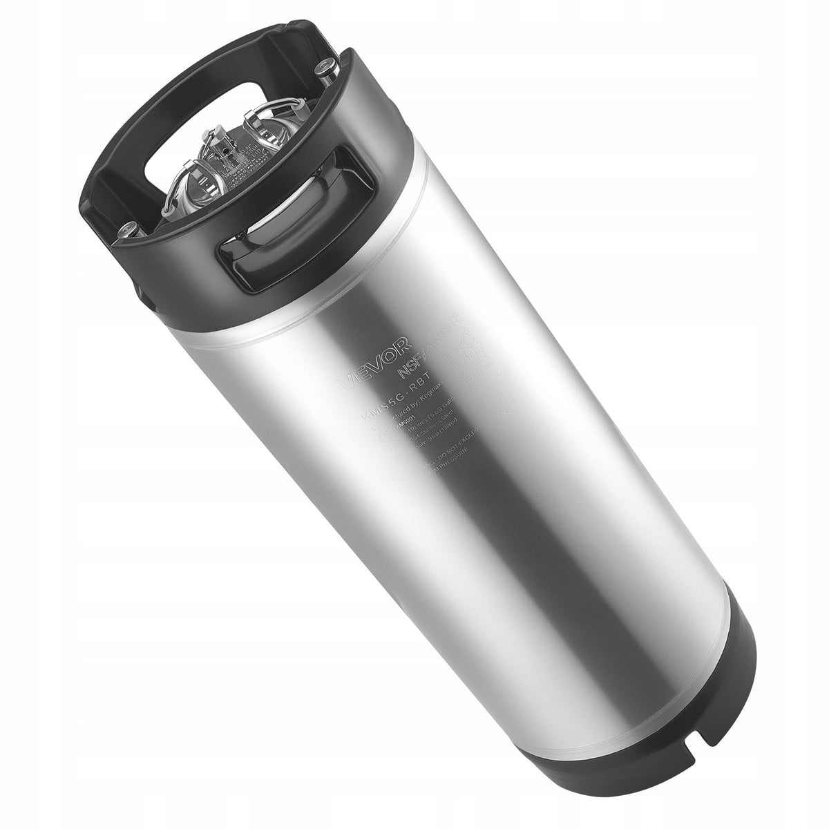 VEVOR CORNY KEG BALL LOCK SUS304 STAINLESS STEEL KEG 19L STRONG SOLID