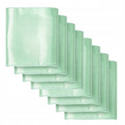 VEVOR SATIN CHAIR SASHES WITH BOWS 275X17CM 100PCS LIGHT GREEN