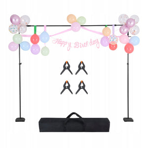VEVOR ADJUSTABLE PHOTOGRAPHY BACKDROP STAND 260X300 CM STURDY KIT