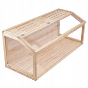 VEVOR WOODEN HAMSTER CAGE WITH 270° VIEW EASY TO CLEAN