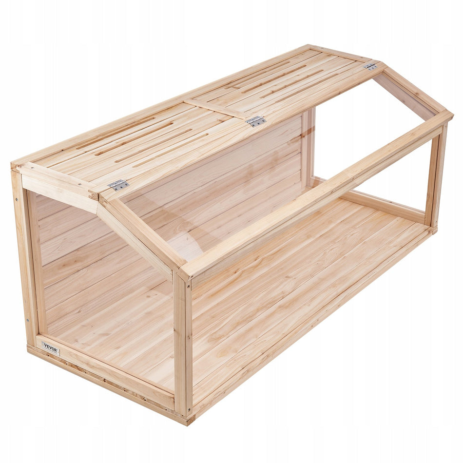 VEVOR WOODEN HAMSTER CAGE WITH 270° VIEW EASY TO CLEAN