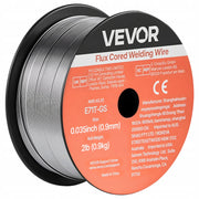 VEVOR FLUX-CORED WELDING WIRE MIG 0.9MM E71T-GS 0.9KG 3 ROLLS STRONG
