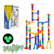 VEVOR MARBLE RUN SET 110 PIECES EDUCATIONAL MAZE GAME WITH LIGHTS
