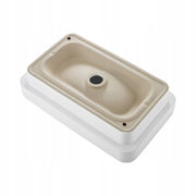 VEVOR PROFESSIONAL SEMI-RECESSED RECTANGULAR SINK 490X305 MM WHITE