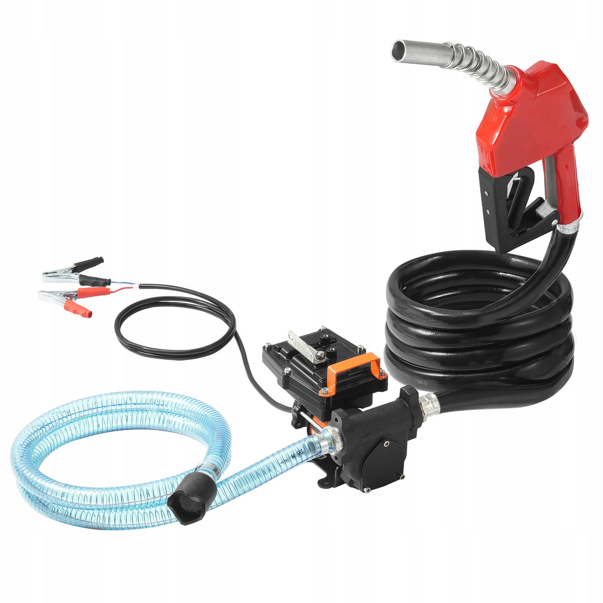 VEVOR FUEL TRANSFER PUMP 12V 15GPM 1/4HP PORTABLE AUTOMATIC
