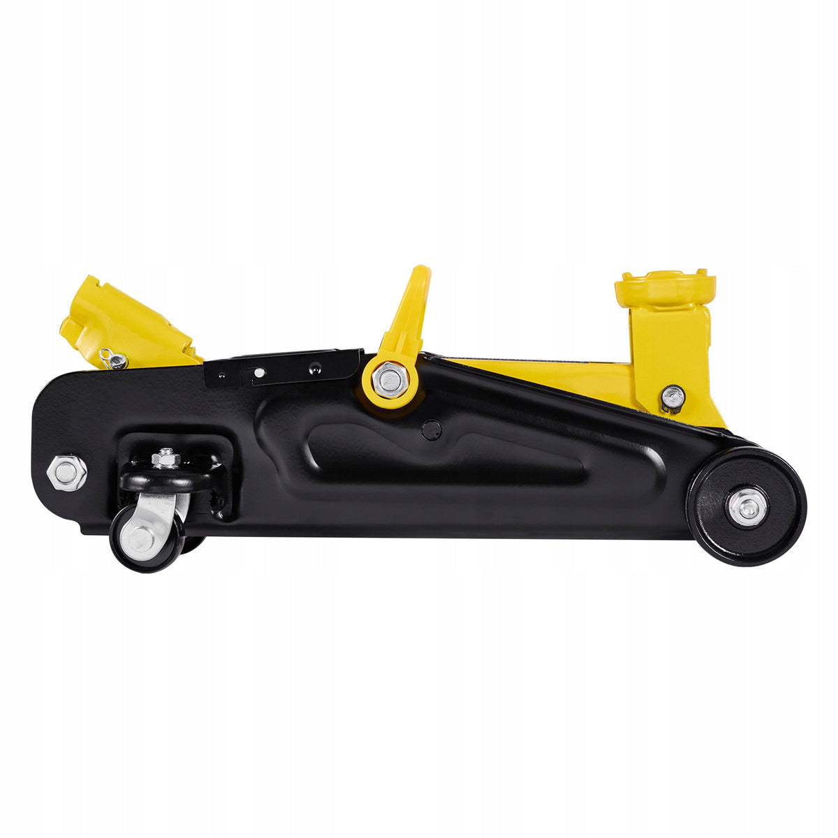 VEVOR LOW-PROFILE 1.5T HYDRAULIC JACK 360-DEGREE WHEELS STURDY AND COMPACT