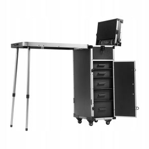VEVOR PROFESSIONAL ALUMINUM BEAUTY CASE WITH WORKSTATION LARGE