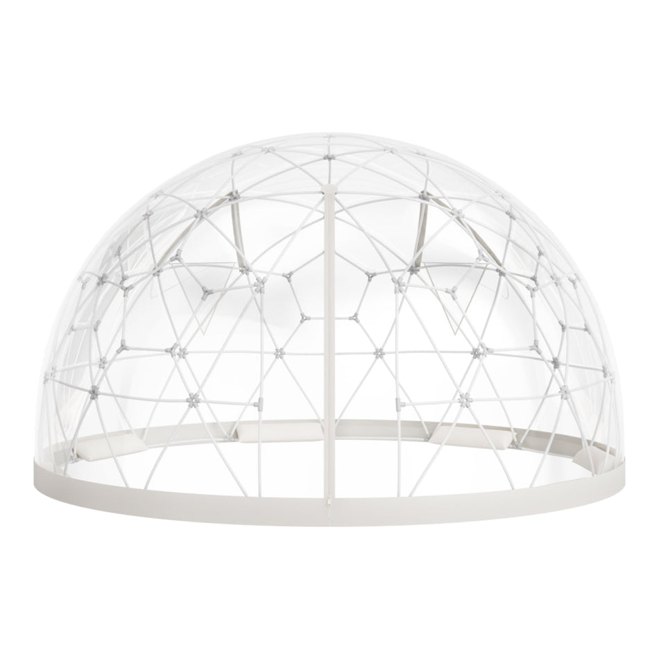 VEVOR DOME GARDEN TENT 3.6X2.2M TRANSPARENT FOR 4-7 PEOPLE PREMIUM