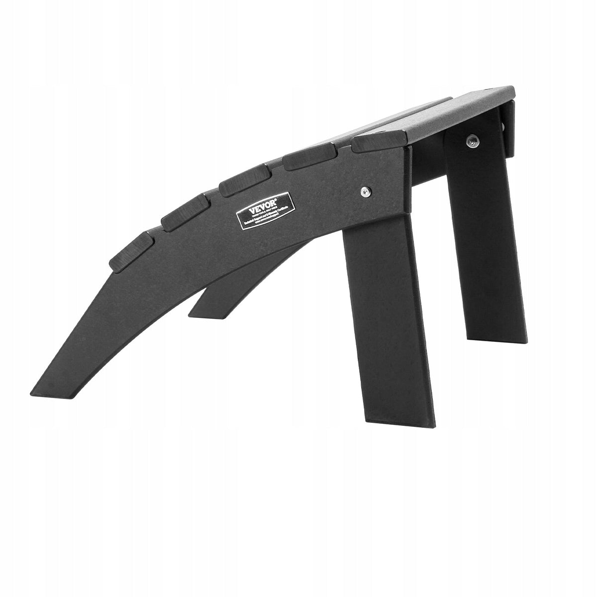 VEVOR ADIRONDACK CHAIR FOLDING FOOTREST HDPE 475X500X330MM BLACK