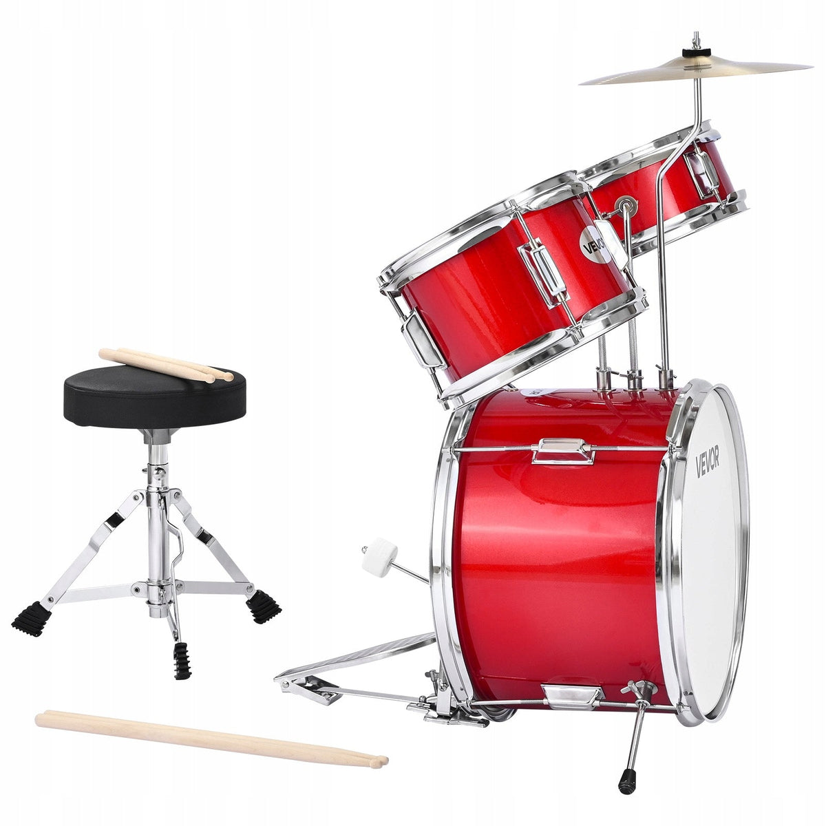 VEVOR 3-PIECE DRUM SET 14 BASS 10 SNARE 8 TOM