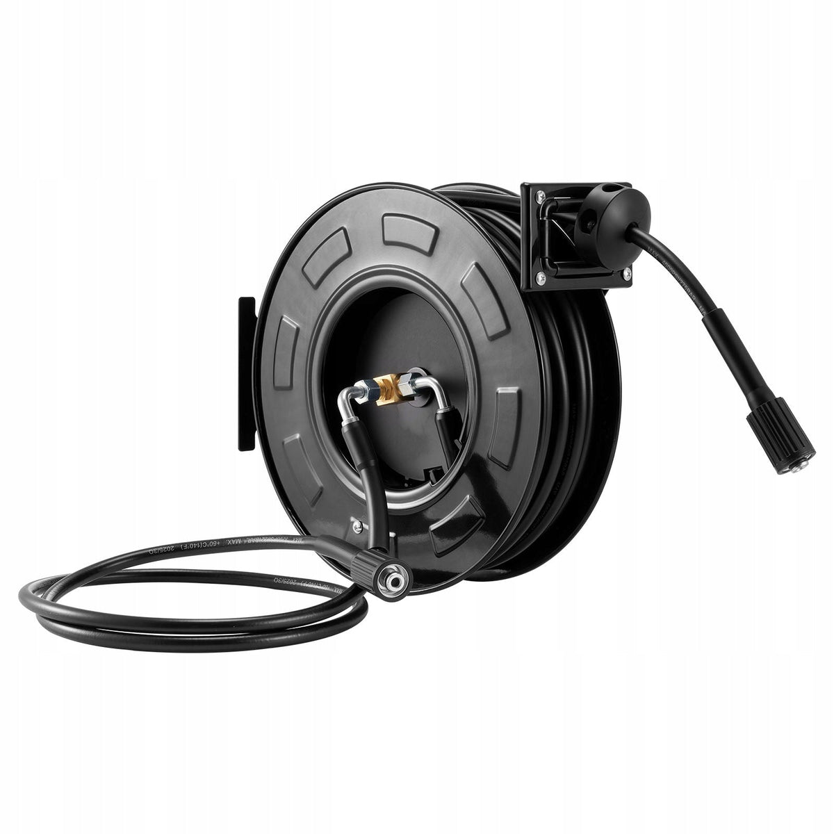 HOSE REEL FOR PRESSURE WASHER VEVOR 18.3M X 6.35MM STRONG STEEL
