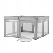 VEVOR 120X120 CM BABY PLAYPEN WITH ZIPPER DOOR STURDY