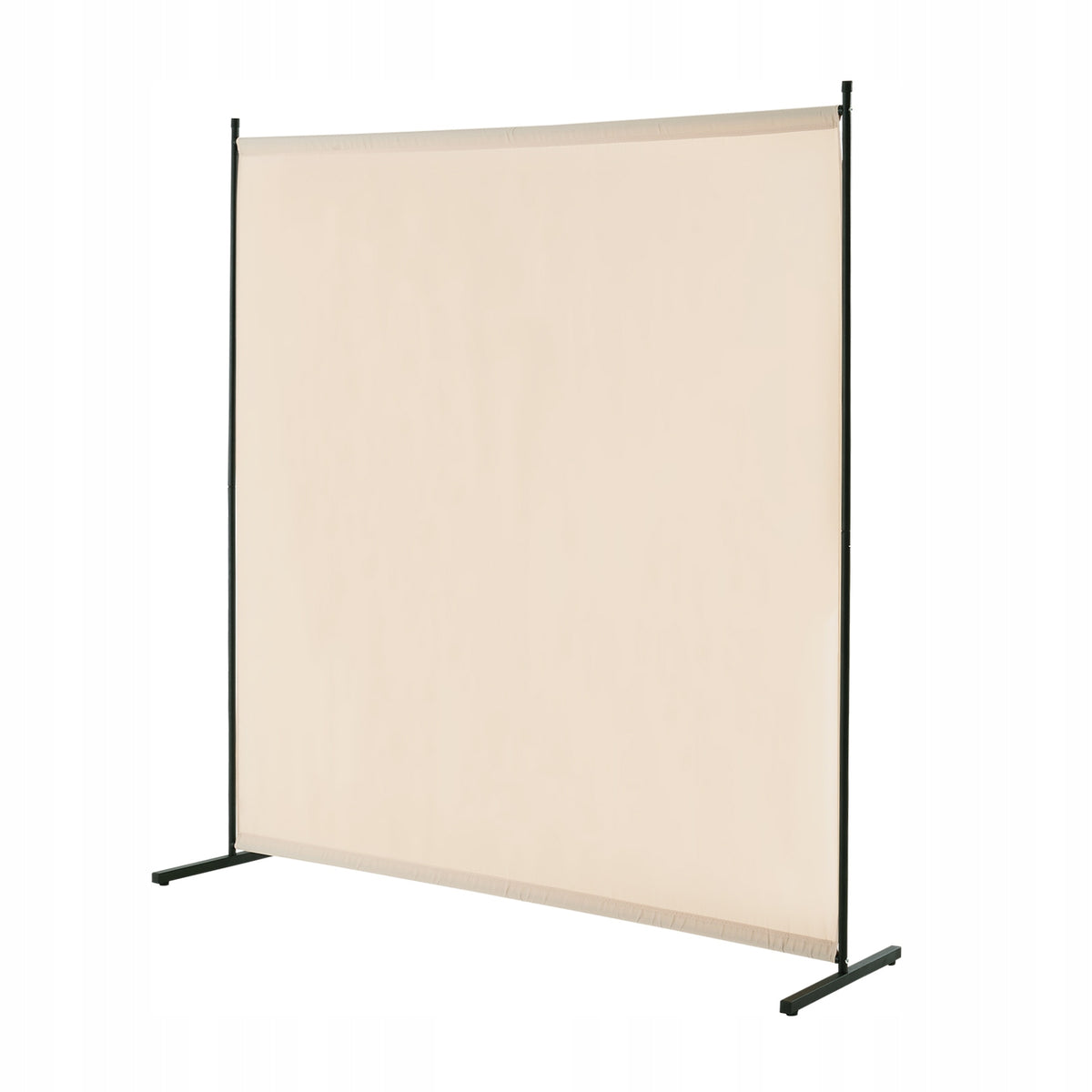 VEVOR PROFESSIONAL SINGLE PANEL ROOM DIVIDER BEIGE STURDY FRAME
