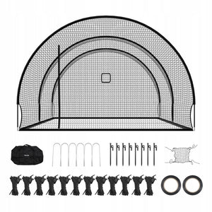 PROFESSIONAL BASEBALL BATTING CAGE NET VEVOR 678 X 370 X 240 CM STRONG
