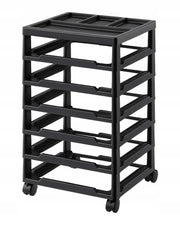 VEVOR 6-TIER ROLLING SHELVING UNIT LARGE CAPACITY HEAVY DUTY