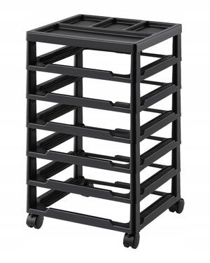 VEVOR 6-TIER ROLLING SHELVING UNIT LARGE CAPACITY HEAVY DUTY