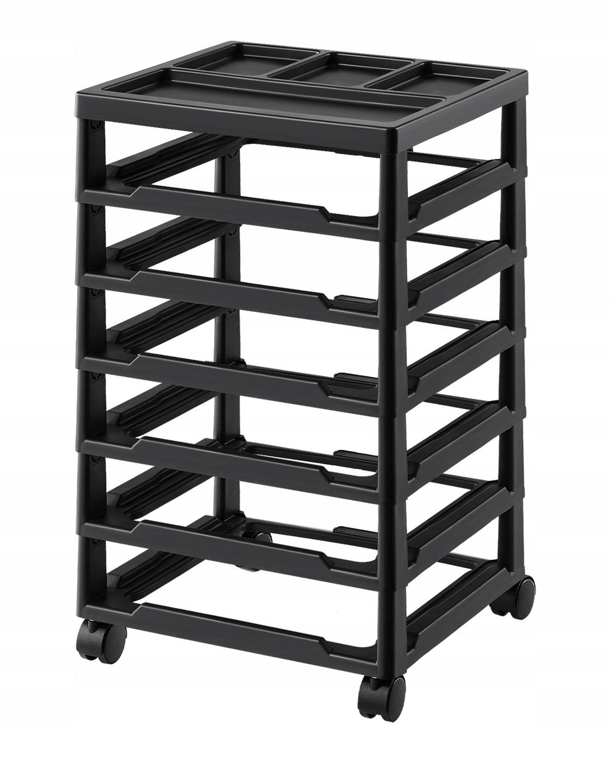 VEVOR 6-TIER ROLLING SHELVING UNIT LARGE CAPACITY HEAVY DUTY