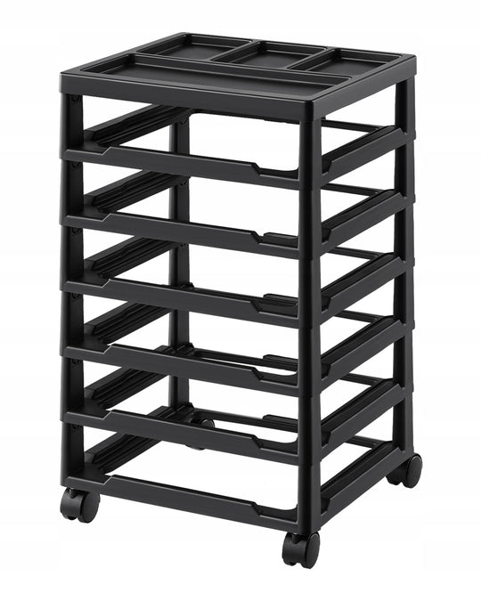 VEVOR 6-TIER ROLLING SHELVING UNIT LARGE CAPACITY HEAVY DUTY